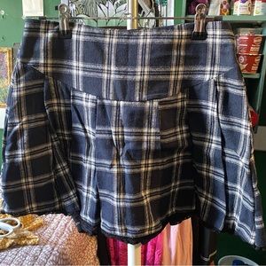 Plaid Mini Skirt